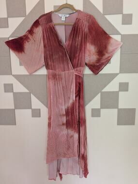 Upstate Velvet Wrap Dress